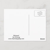 Carte postale Whippet Dog Art (Dos)