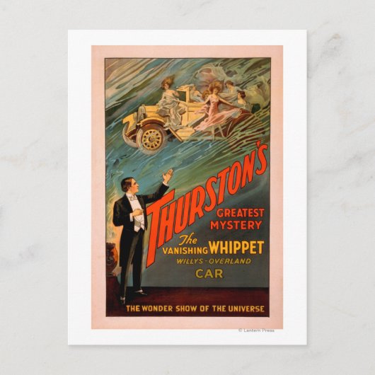 Carte Postale Whippet Willys-Overland de Thurston (Devant)