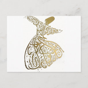 Carte Postale Whirling Sufi Dervish