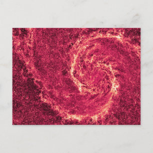 Carte Postale Whirlpool infrarouge Galaxy Messier 51a NGC 5194