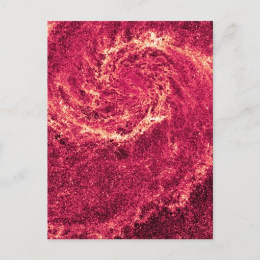 Carte Postale Whirlpool infrarouge Galaxy Messier 51a NGC 5194 (Devant)