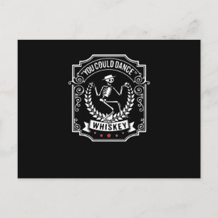 Carte Postale Whiskey Lover   Vous Pouvez Danser Whiskey