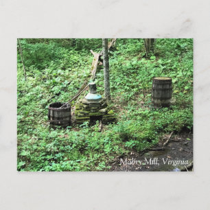 Carte Postale Whiskey Toujours à Mabry Mill, VA