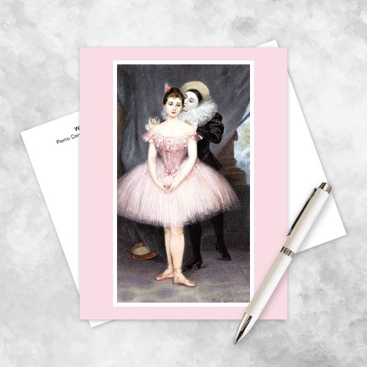 Carte Postale Whisper de Love Pierre Carrier-Belleuse Postcard