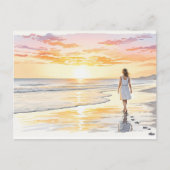 Carte Postale Whisper du coucher du soleil (Devant)