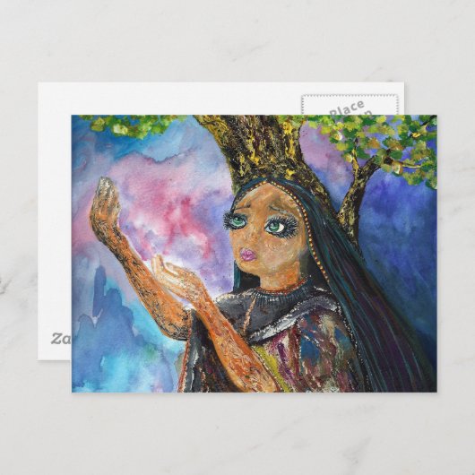 Carte Postale Whisperer à vent (Devant / Derrière)