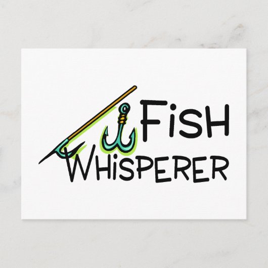 Carte Postale Whisperer de poisson (Devant)