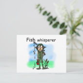 Carte Postale Whisperer de poisson (Debout devant)