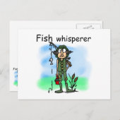 Carte Postale Whisperer de poisson (Devant / Derrière)
