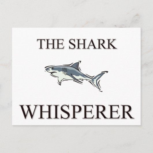 Carte Postale Whisperer de requin (Devant)