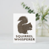 Carte Postale Whisperer d'écureuil vintage (Debout devant)