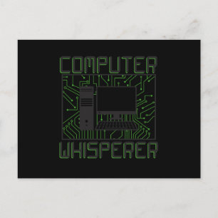 Carte Postale Whisperer informatique du support technique
