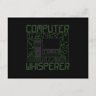 Carte Postale Whisperer informatique du support technique