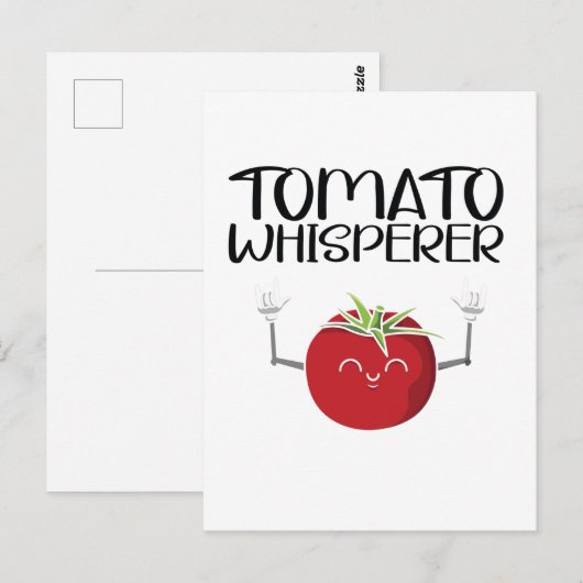 Carte Postale Whisperer tomate (Devant / Derrière)