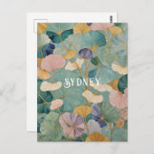 Carte Postale Whispering Pastel Gingko (Devant / Derrière)