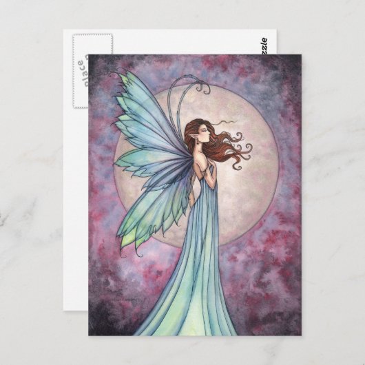 Carte postale Whispering Wind Fairy Moon