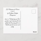 Carte Postale Whisperings of Love de Bouguereau (Dos)