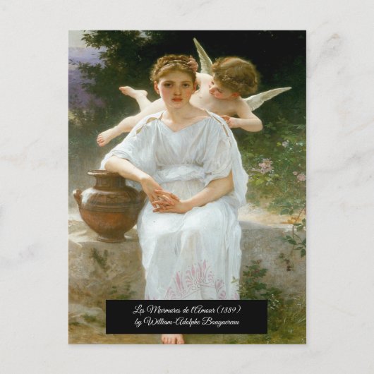 Carte Postale Whisperings of Love de Bouguereau (Devant)