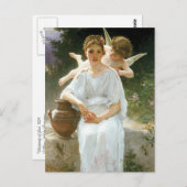 Carte Postale "Whisperings of Love" de Bouguereau (Devant / Derrière)