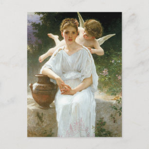 Carte Postale "Whisperings of Love" de Bouguereau