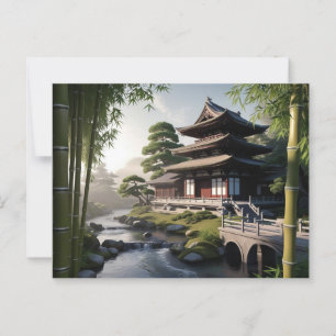 Carte Postale Whispers of the Bamboo Bridge