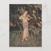 Carte Postale Whispers of the Forest Violon par Edmund Dulac (Devant)