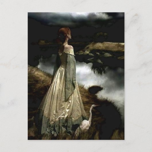 Carte Postale « Whispers on the Wind » par Edward Robert Hughes (Devant)