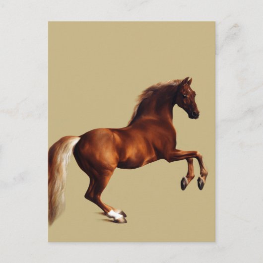 Carte Postale Whistlejacket horse by George Stubbs (Devant)