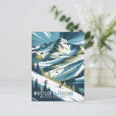 Carte Postale Whistler Blackcomb Mountain Ski (Debout devant)