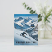 Carte Postale Whistler Blackcomb : Ski sur les sommets (Debout devant)
