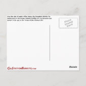 Carte Postale Whistler Pig Restaurant (Dos)