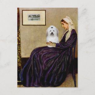 Carte Postale Whistlers Mother - Coton de Tulear 2