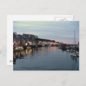 Carte Postale Whitby au crépuscule (Devant / Derrière)