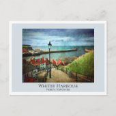 Carte Postale Whitby Harbour de 199 Steps (Devant)