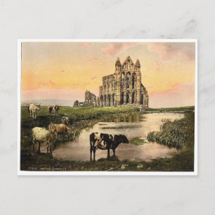 Carte Postale Whitby, l'abbaye, III, Yorkshire, Angleterre, P ra