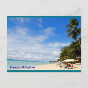 Carte Postale White Beach, Boracay