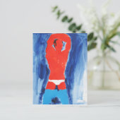 Carte postale White Briefs Blue Jeans (Debout devant)