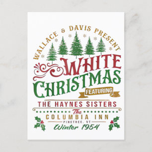 Carte Postale White Christmas Wallace Et Davis Haynes Sister