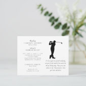 Carte Postale White Golf Celebration of LIfe (Debout devant)