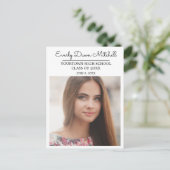 Carte Postale White Grad Party / Open House Photo (Debout devant)