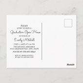 Carte Postale White Grad Party / Open House Photo (Dos)