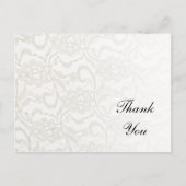 Carte Postale White Lace Merci note (Devant)