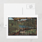 Carte Postale White Mountains, New Hampshire - Dixville (Devant / Derrière)