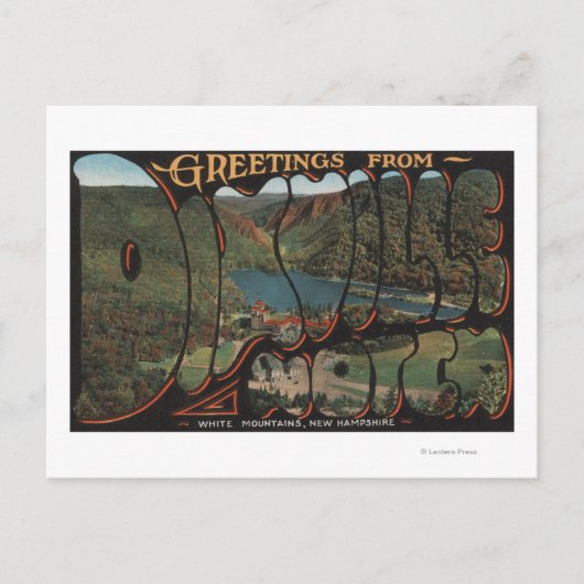 Carte Postale White Mountains, New Hampshire - Dixville (Devant)