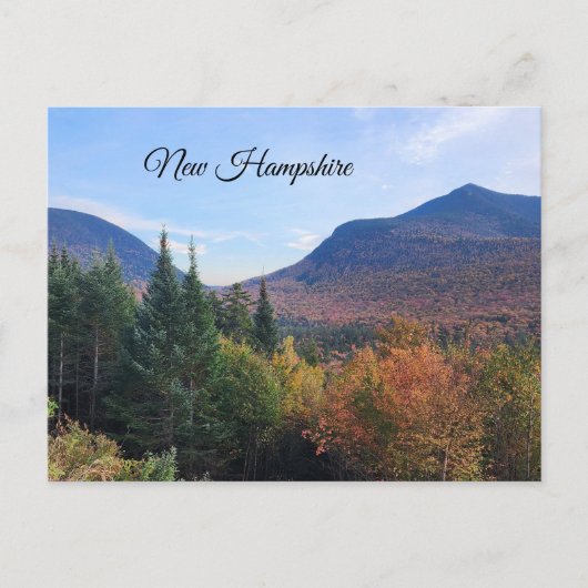 Carte Postale White Mountains New Hampshire feuillage d'automne (Devant)