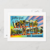 Carte Postale White Mounts New Hampshire NH Travel Souvenir (Devant / Derrière)