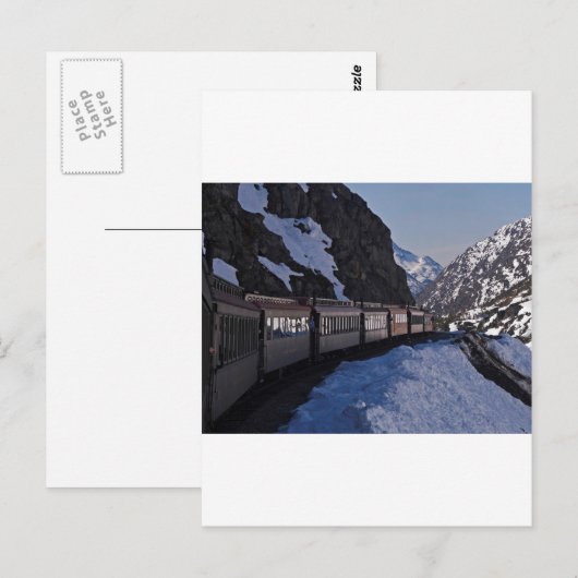 Carte Postale White Pass 22 (Devant / Derrière)