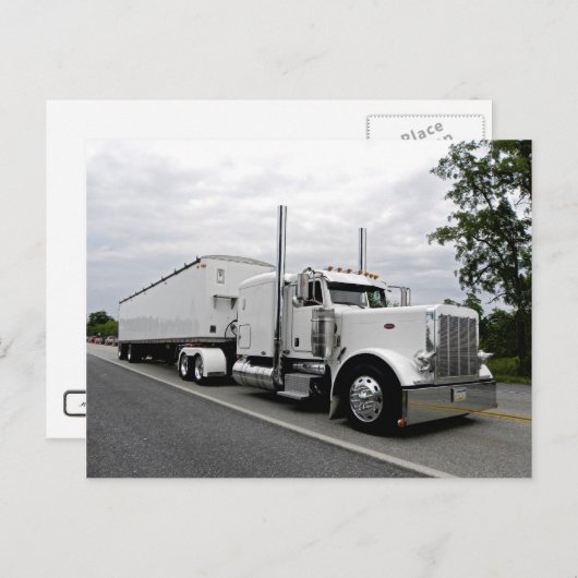 Carte postale White Peterbilt 379 (Devant / Derrière)