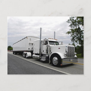 Carte postale White Peterbilt 379