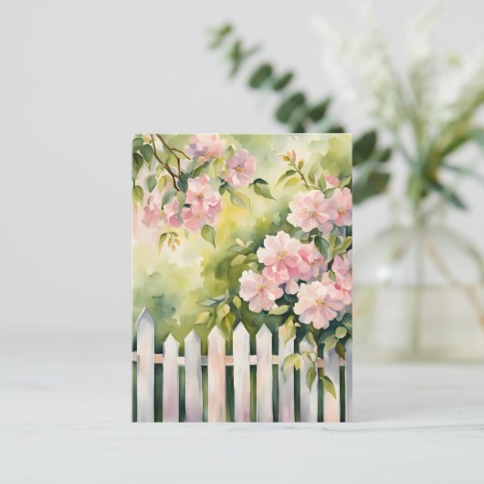 Carte Postale White Picket Fence (Debout devant)